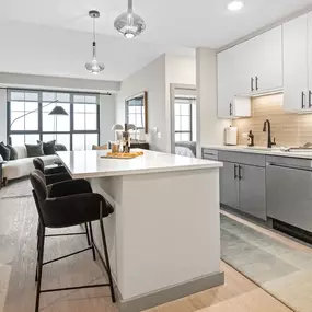 Kitchen and dining area