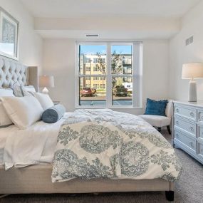 Bedroom at The Paramount Apartments