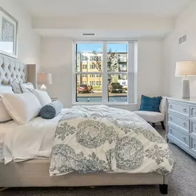 Bedroom at The Paramount Apartments