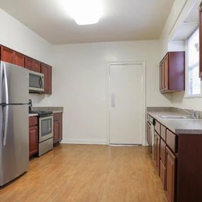 Renovated Kitchen at Ingram Manor Apartments