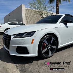 Here at Ceramic Pro North Phoenix we offer window tint, ceramic coating, paint protection film, interior detailing and wheel coatings for your vehicle.