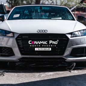 Here at Ceramic Pro North Phoenix we offer window tint, ceramic coating, paint protection film, interior detailing and wheel coatings for your vehicle.