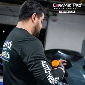 Here at Ceramic Pro North Phoenix we offer window tint, ceramic coating, paint protection film, interior detailing and wheel coatings for your vehicle.