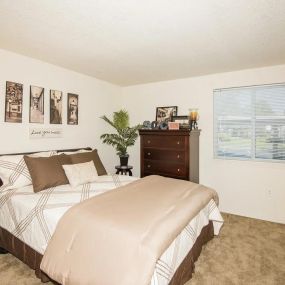 Bedroom at Sir Charles Court Apartments