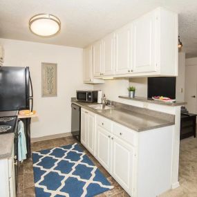 Kitchen at Sir Charles Court Apartments