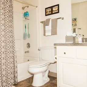 Bathroom at Sir Charles Court Apartments