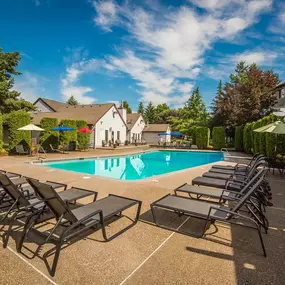 Pool at Sir Charles Court Apartments