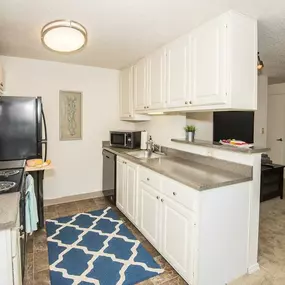 Kitchen at Sir Charles Court Apartments