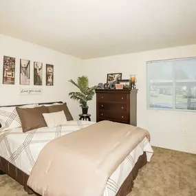 Bedroom at Sir Charles Court Apartments