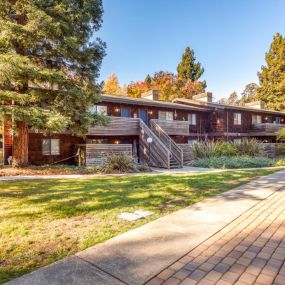 Building exterior at Coddingtown Mall Apartments in Santa Rosa, CA 95401