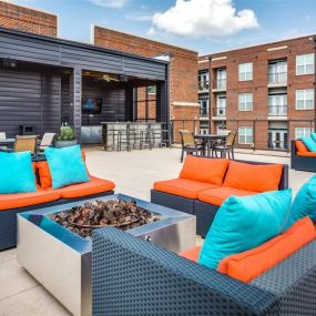 Roof Top Terrace and Bar with Fire Pit