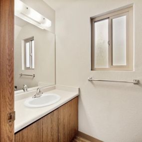Bathroom at Meadowrock Duplexes in Santa Rosa, CA 95403