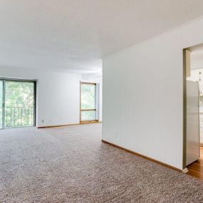 Living Room at Wayzata Woods Apartments