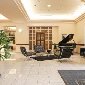 Lobby at Symphony Center Apartments