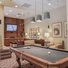 Billiards and Clubroom at Symphony Center Apartments
