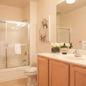 Bathroom at Symphony Center Luxury Apartment Homes