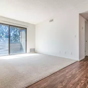 Living area at Costa Mesa Family Village