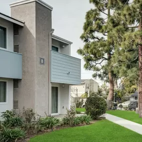 Outside building view at Costa Mesa Family Village