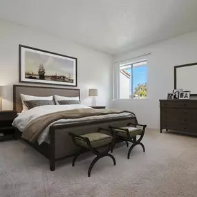 Bedroom at Costa Mesa Family Village