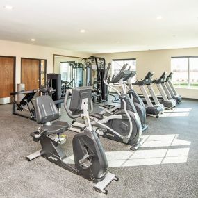 Fitness Center with Upgraded Equipment at Scharbauer Flats