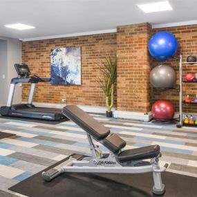 Gym at ReNew Aurora Apartments