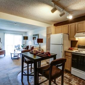 Kitchen and Living Area