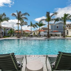 Large swimming pool