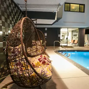 Pool side relaxing chair