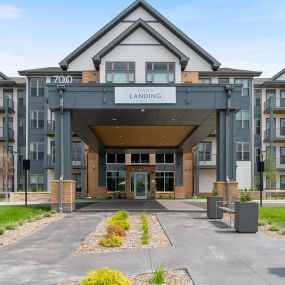 Entrance at Oaks Landing Apartments