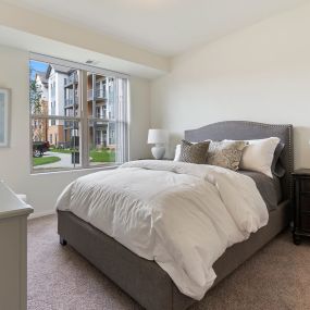 Bedroom at Oaks Landing 55+ Senior Living