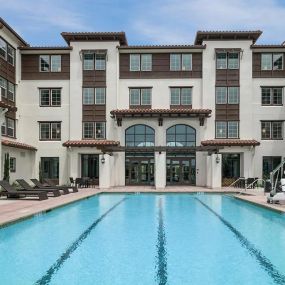 Building exterior at Deer Creek Apartments