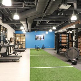 Fitness Center at The Met at Metro Centre Apartments