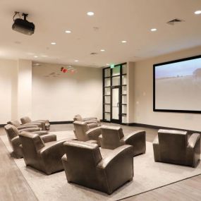 Theater Room at The Met at Metro Centre Apartments