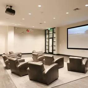 Theater Room at The Met at Metro Centre Apartments