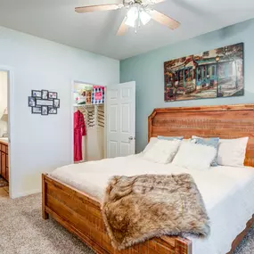 Bedroom With Closet