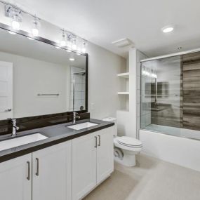 Bathroom at The Vineyard Apartments