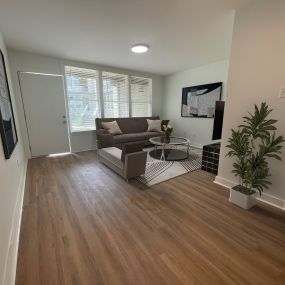 Living Room with Hardwood Floor