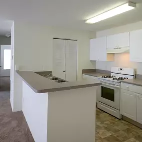 Kitchen and living room