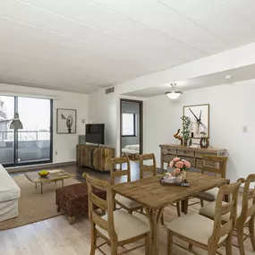 Living Room and Dining Area