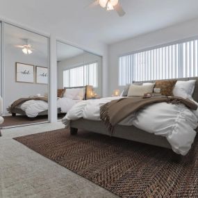 Bedroom at Park Apartments in Norwalk, CA 90650