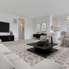 Living room at Park Apartments in Norwalk, CA 90650