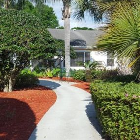 Walkway to Property