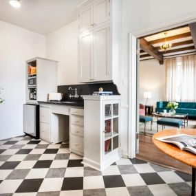 Kitchen at Villa Carlotta - Furnished Apartments in Los Angeles, CA 90028