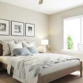 Sample Bedroom at Aviara Flats Apartment Homes