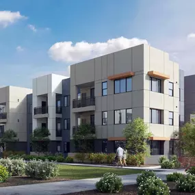 Exterior Rendering of Aviara Flats