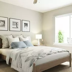 Sample Bedroom at Aviara Flats Apartment Homes