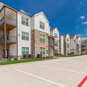 Apartment homes with parking