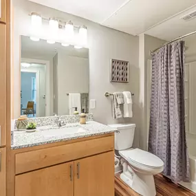 Bathroom with tub