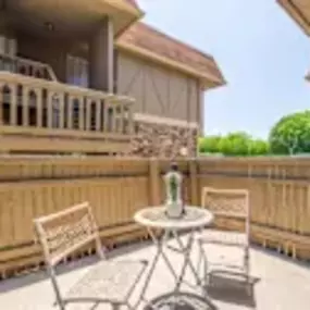 Private patio