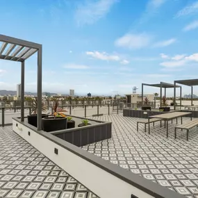 Rooftop Terrace at The Fairfax Flats